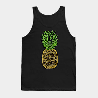 Pineapple fruit pineapple lover Tank Top